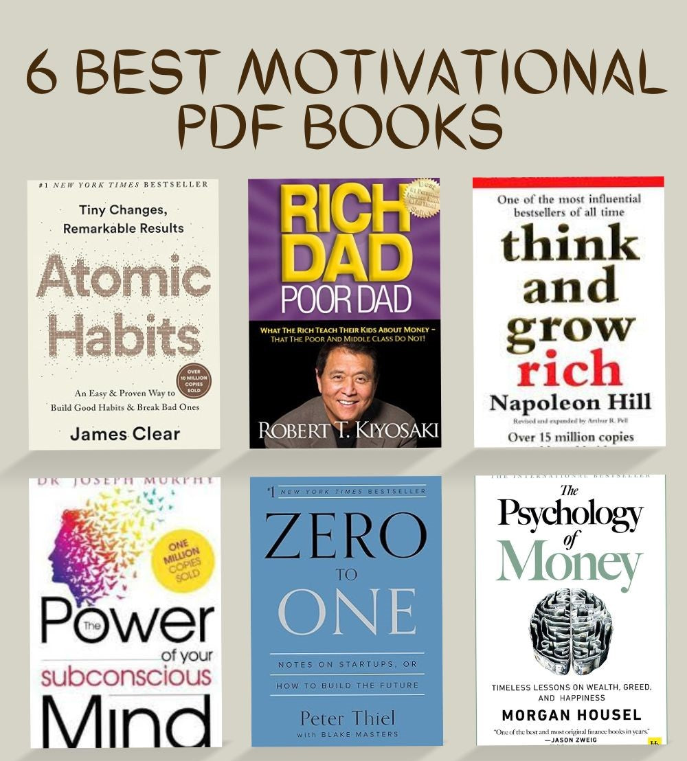 6 Bestselling Wealth & Mindset PDF Collection